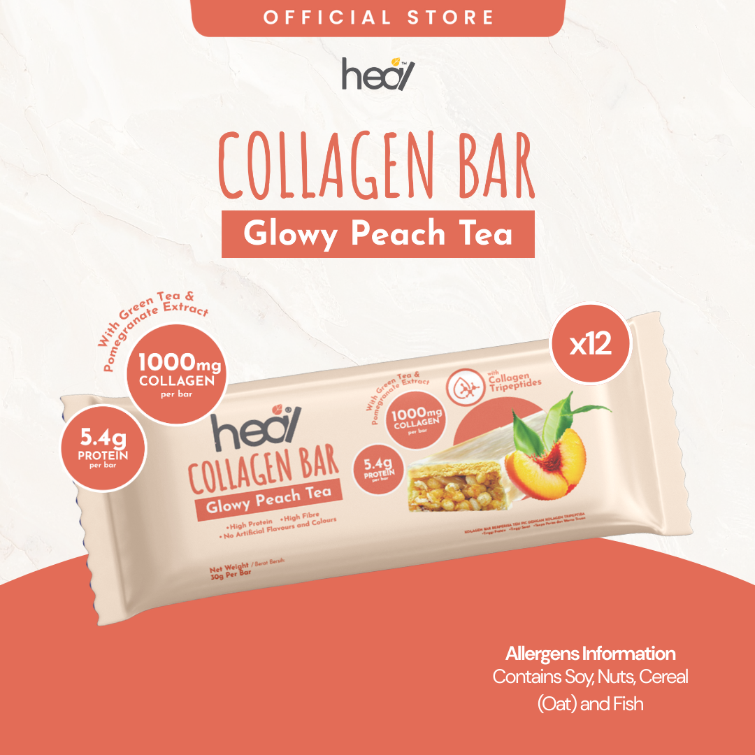 [NEW LAUNCH] HEAL COLLAGEN BAR - PEACH TEA