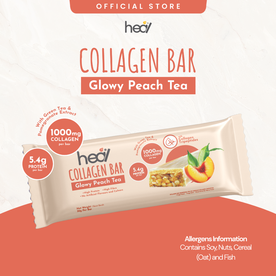 [NEW LAUNCH] HEAL COLLAGEN BAR - PEACH TEA