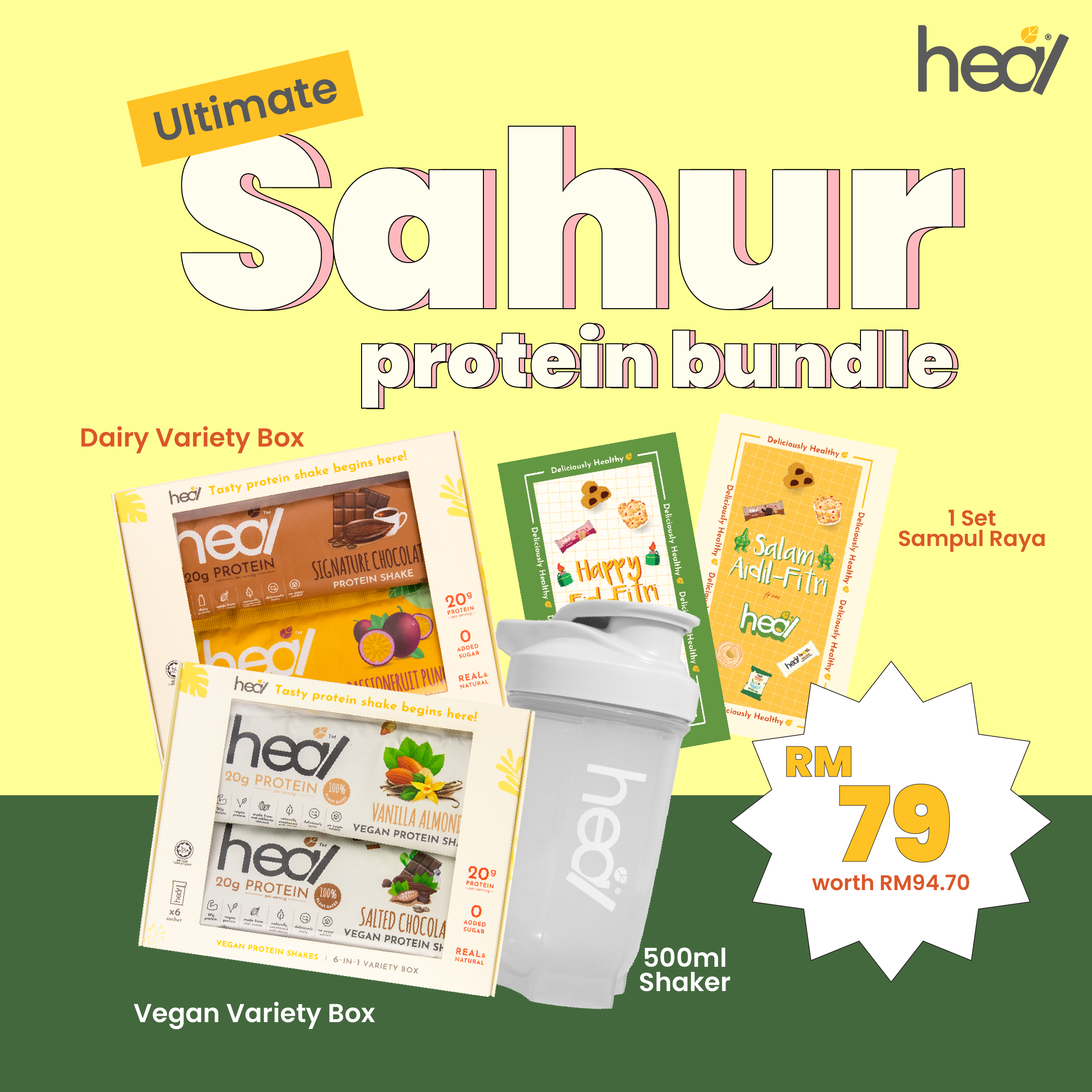 Ultimate Sahur Protein Bundle (Worth RM101)