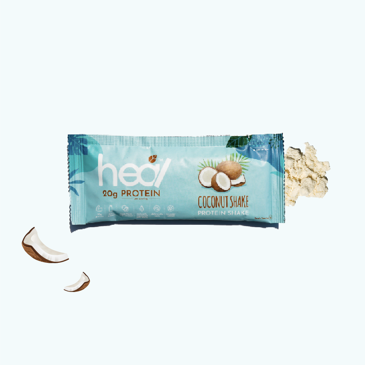 Heal Coconut Shake Protein Shake, Single Sachet (31g)