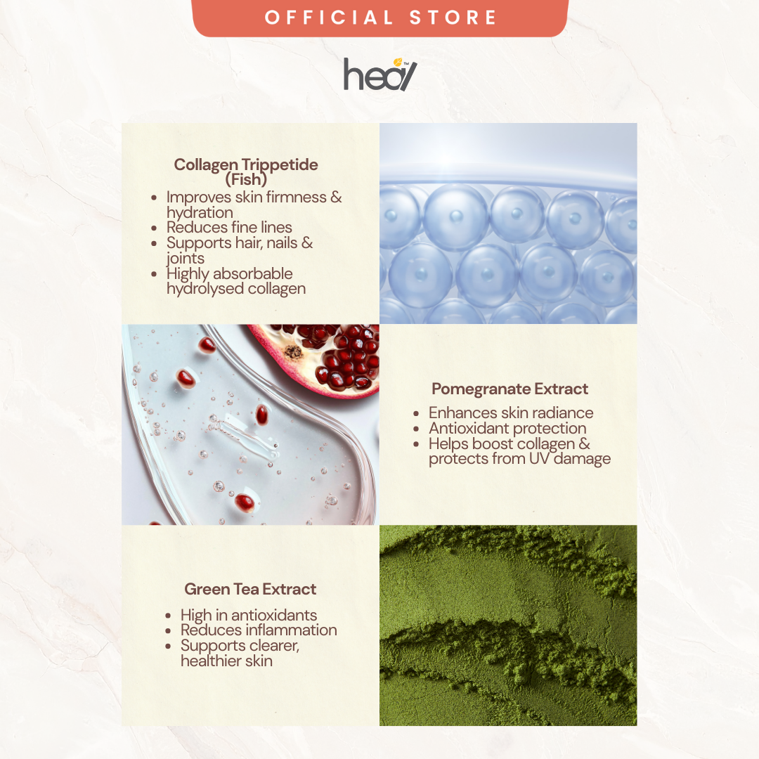 [NEW LAUNCH] HEAL COLLAGEN BAR - PEACH TEA