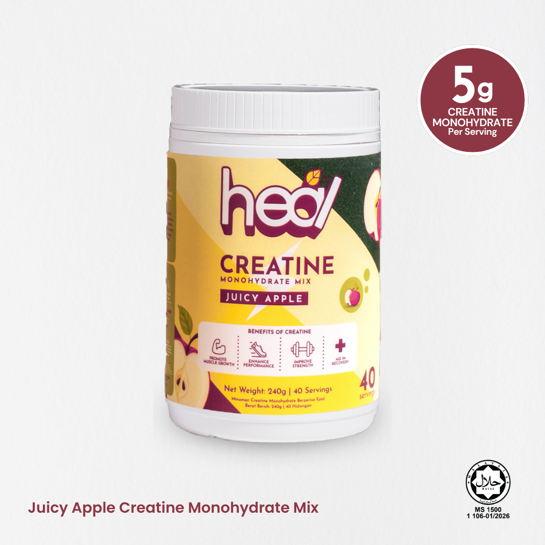 Heal Creatine – Juicy Apple (240g) • 5g Creatine per Serving • Muscle ...