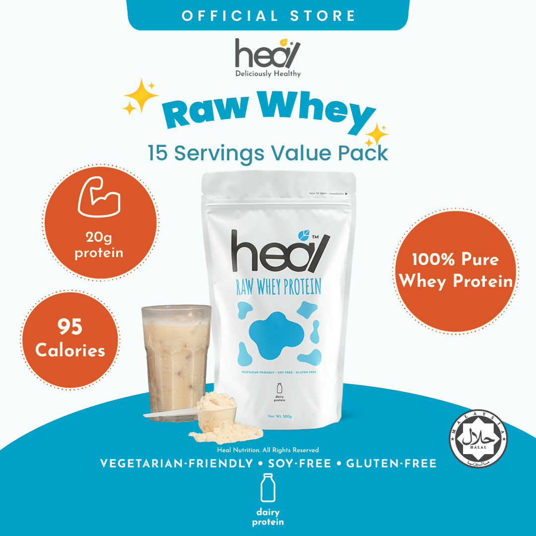 [Subscription Plan] Heal Unflavored Whey Protein Powder, 500g