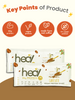 [Subscription Plan] Heal Caffe Latte Vegan Protein Shake, 16 Sachets (36g)