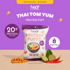 Heal Protein Puffs Thai Tom Yum (48g) - High-Protein High-Fibre Crunchy Goodness: Guilt-Free Snacking for Muscle Growth and Gut Health Delight