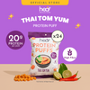 Heal Protein Puffs Thai Tom Yum (48g) - High-Protein High-Fibre Crunchy Goodness: Guilt-Free Snacking for Muscle Growth and Gut Health Delight