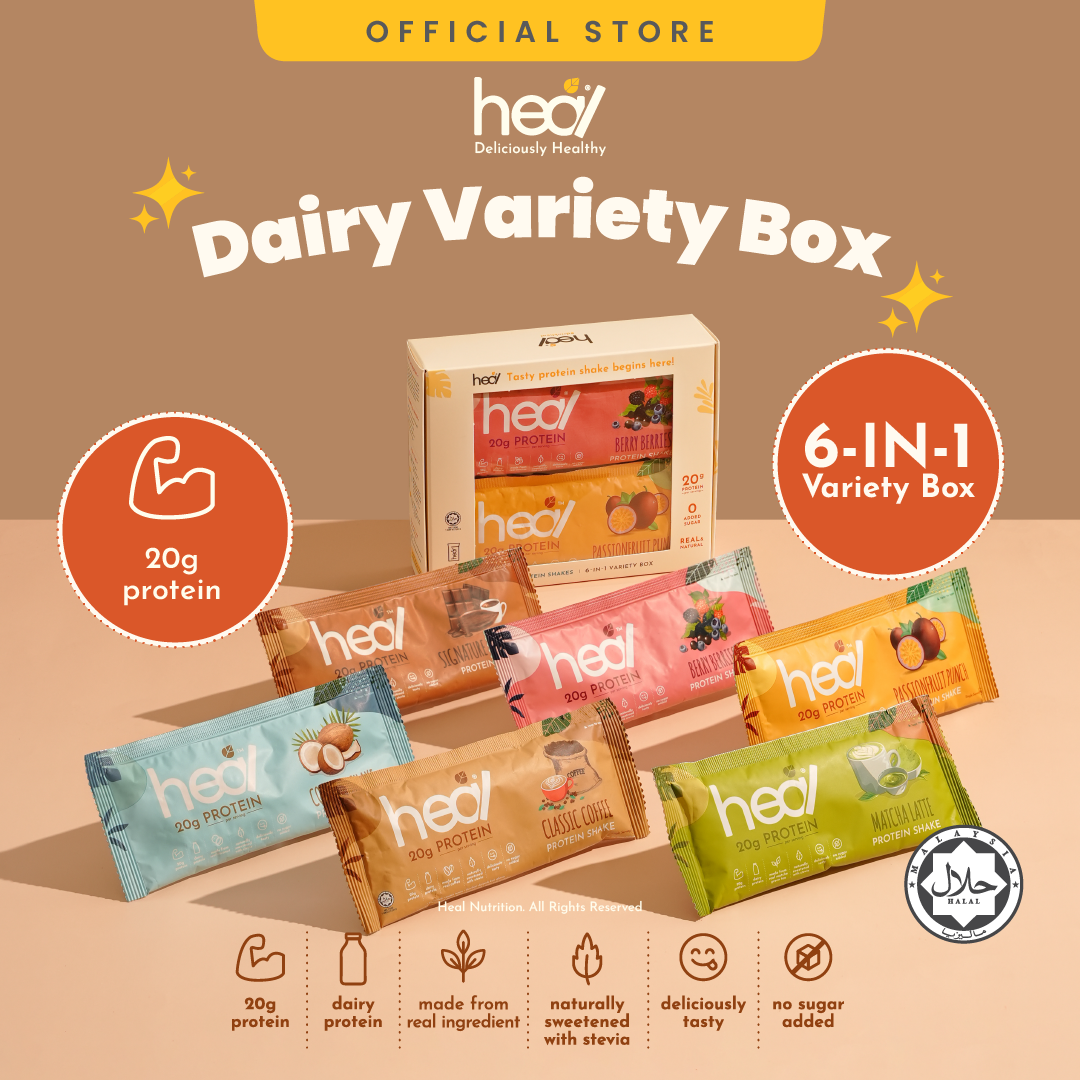 Dairy Protein Shake - 6 Sachets Variety Box