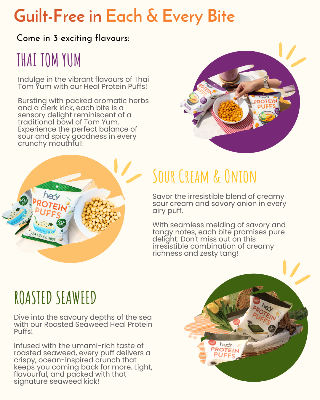 Heal Protein Puffs - Roasted Seaweed (Limited Edition)