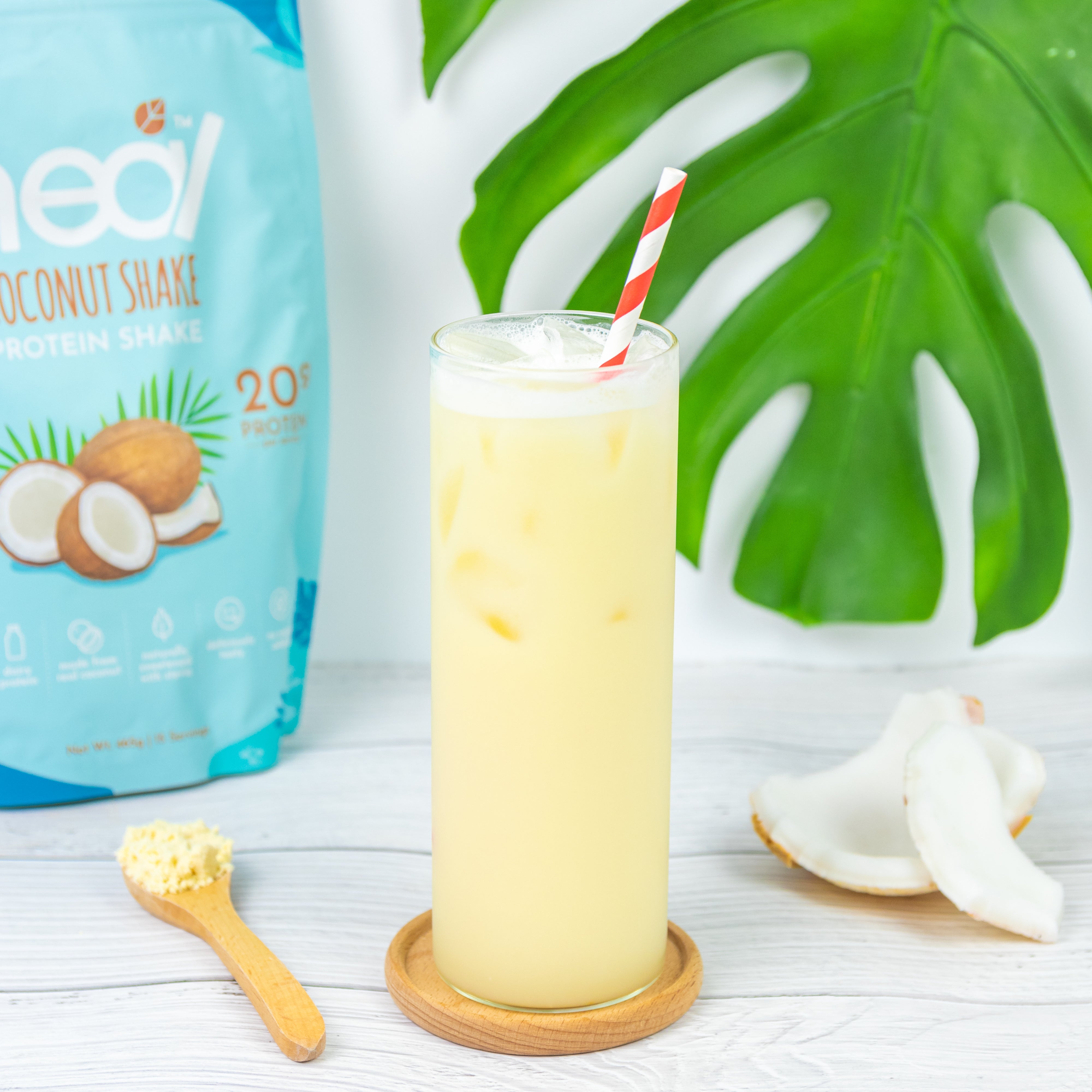 [Subscription Plan]  Heal Coconut Shake Protein Shake, 16 Sachets (31g)