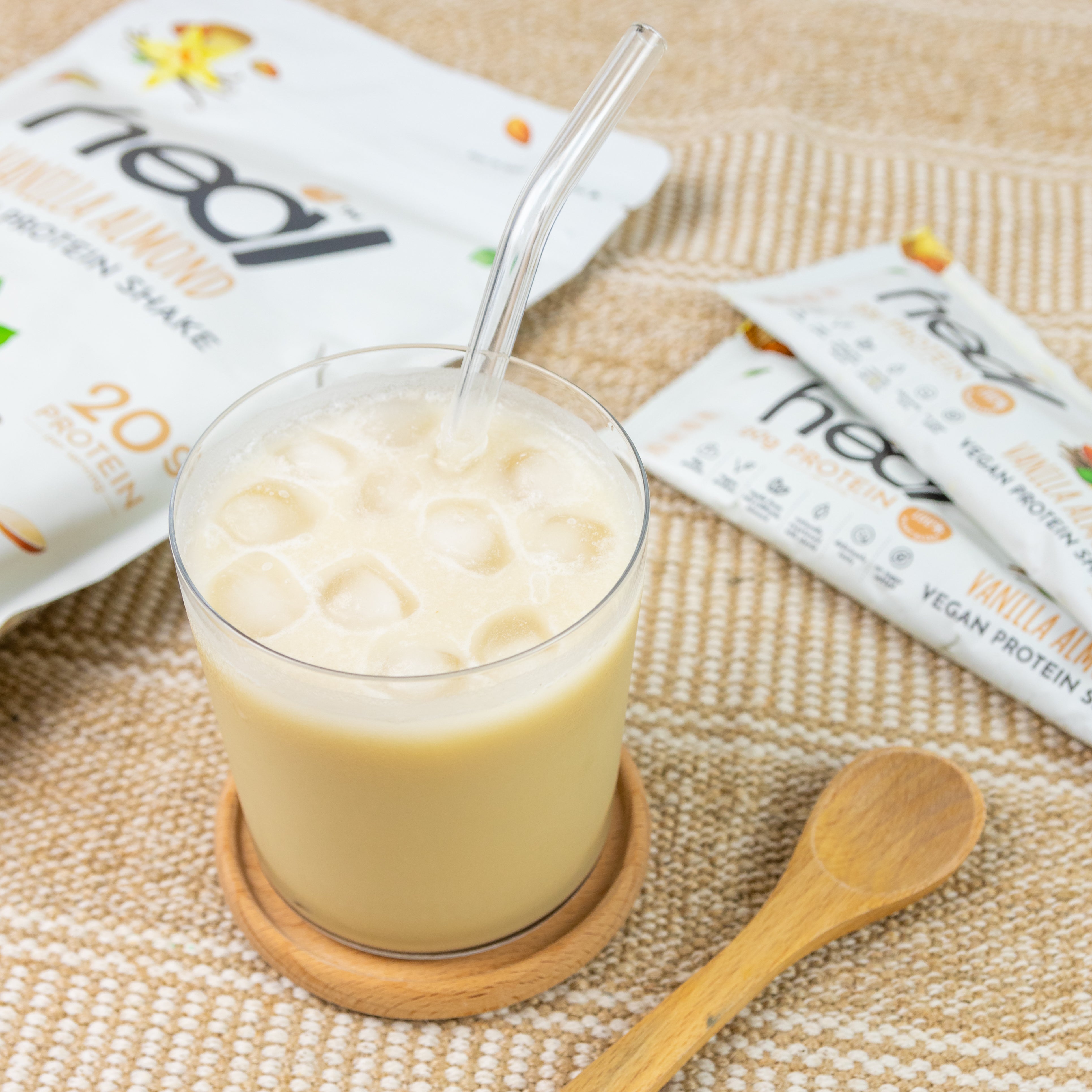 Heal Vanilla Almond Vegan Protein Shake, 15 Servings Value Pack