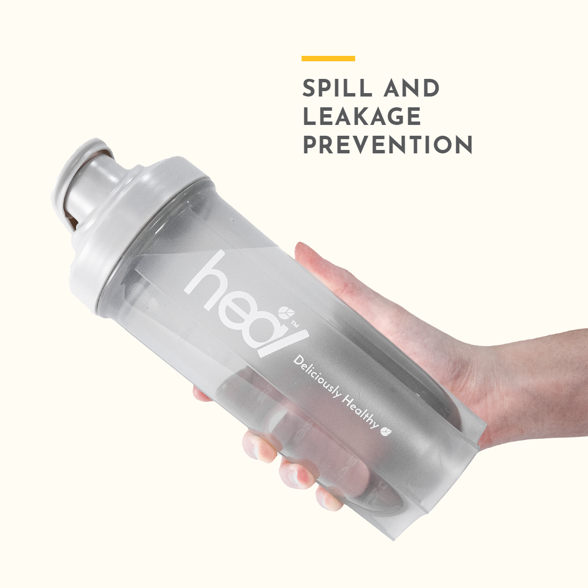 Heal Grey Shaker Bottle 700ml/500ml